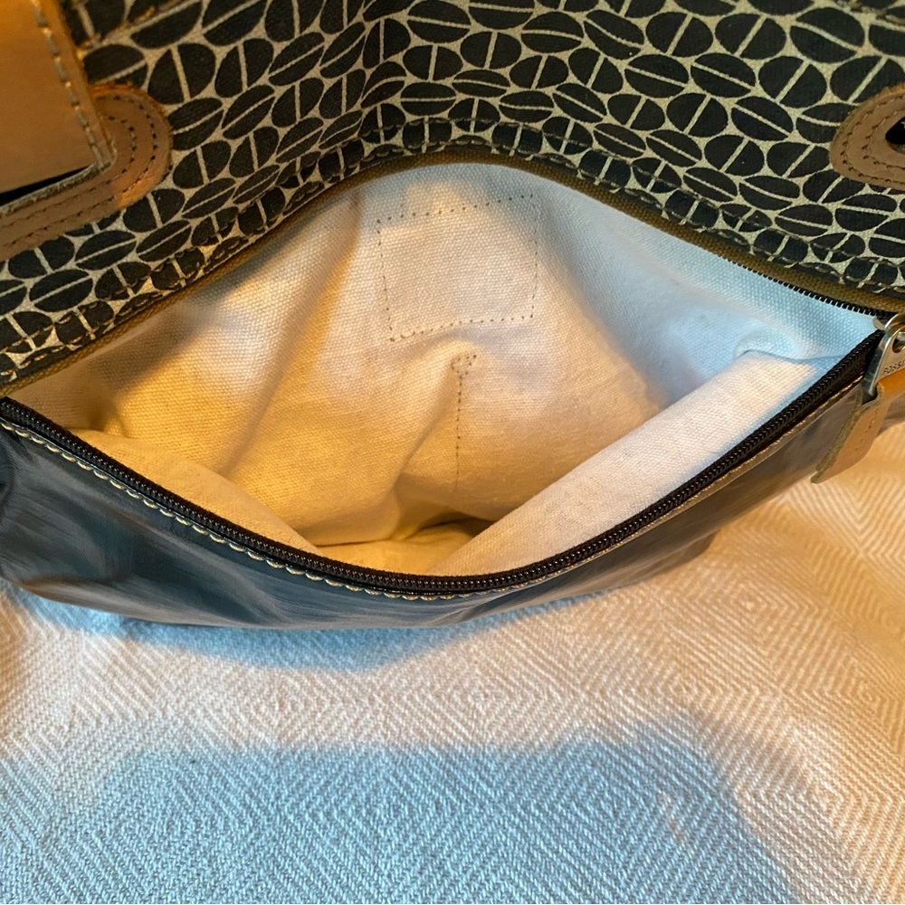 Fossil Large Key-Per Shoulder Hobo Bag - image 5